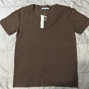 Antonio Melani woman's‎ vneck shirt NWT
